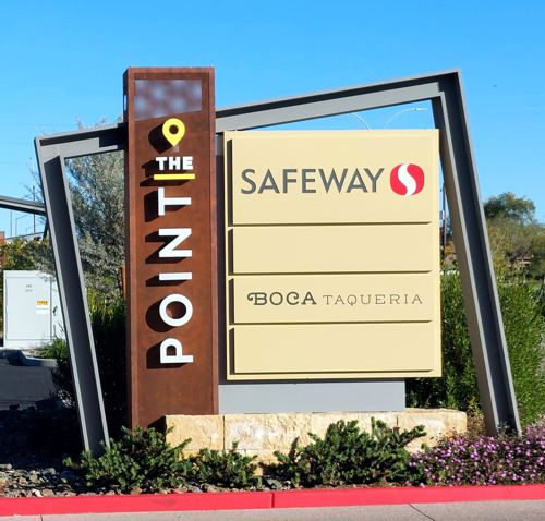 Safeway Monument Sign by Bootz and Duke Sign Company