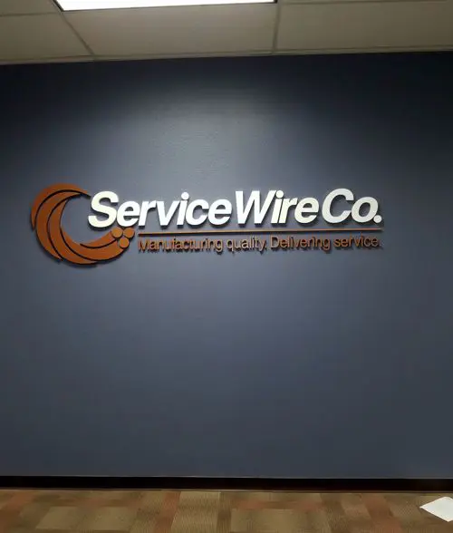 ServiceWireCo. Interior Sign Board