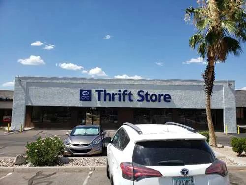 Thrift Store logo and sign board
