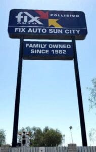 fix auto monument sign